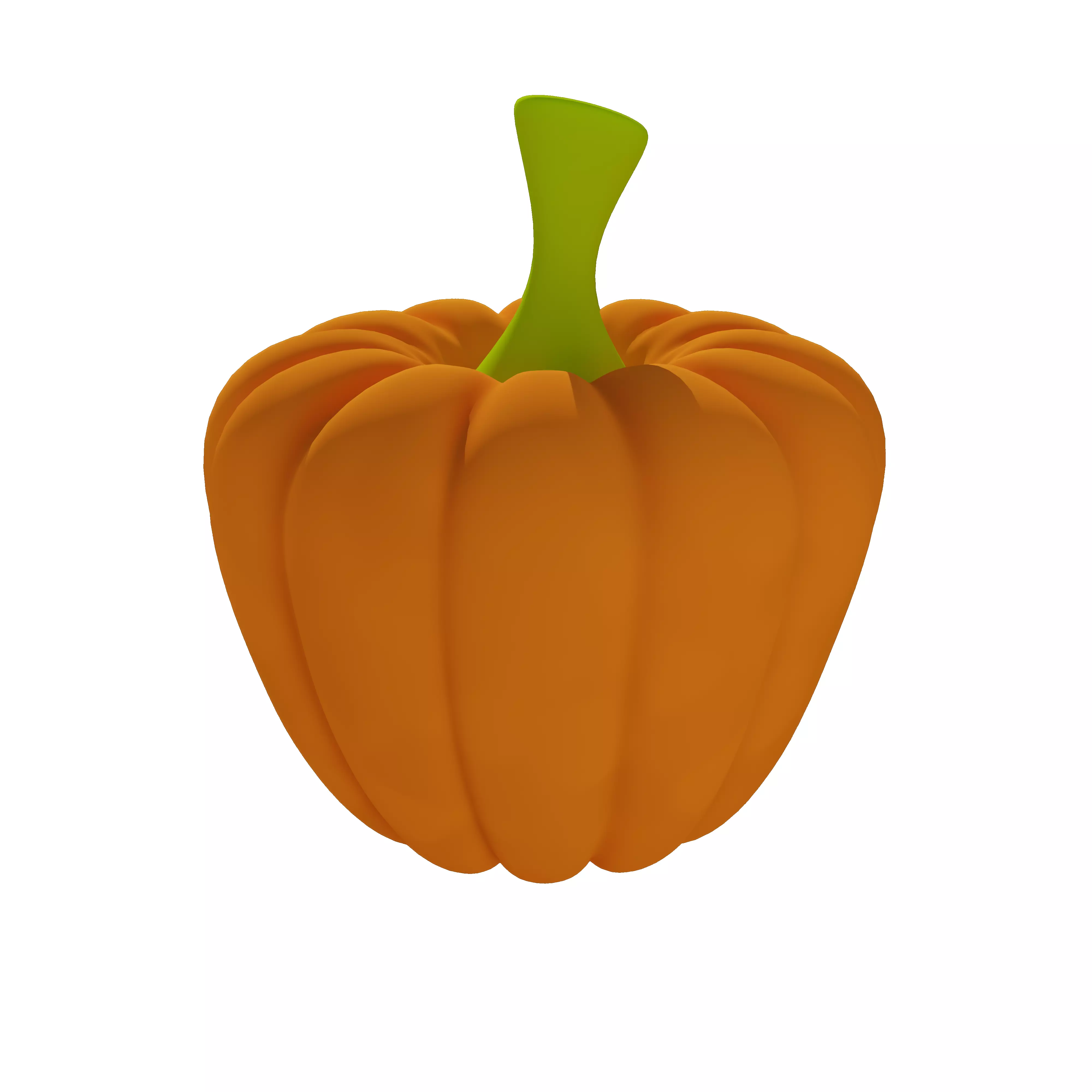 3D Pumpkin Model Asset 3D model_3