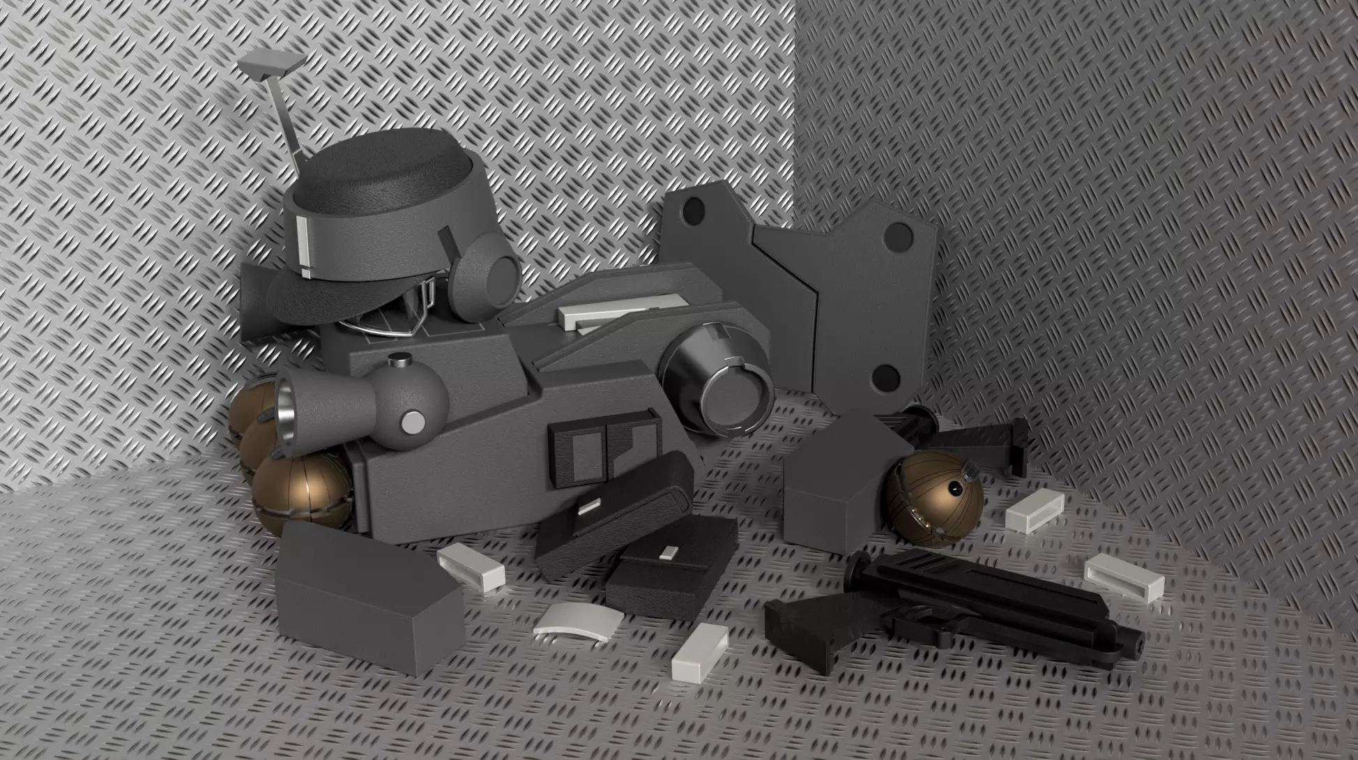 Clone Wars Captain Rex Onderon Rebel armor kit for cosplay  3D print model_0