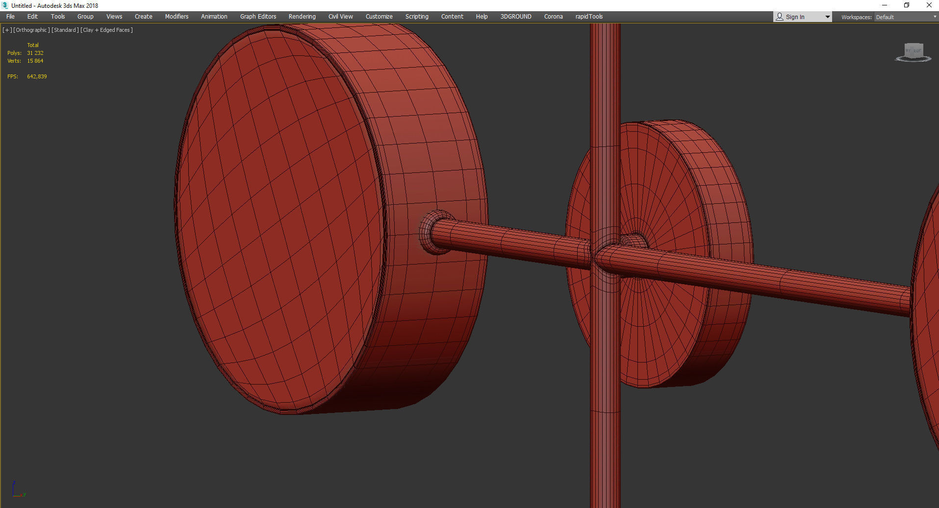 MINCHEN SCONCE Low-poly 3D model_5