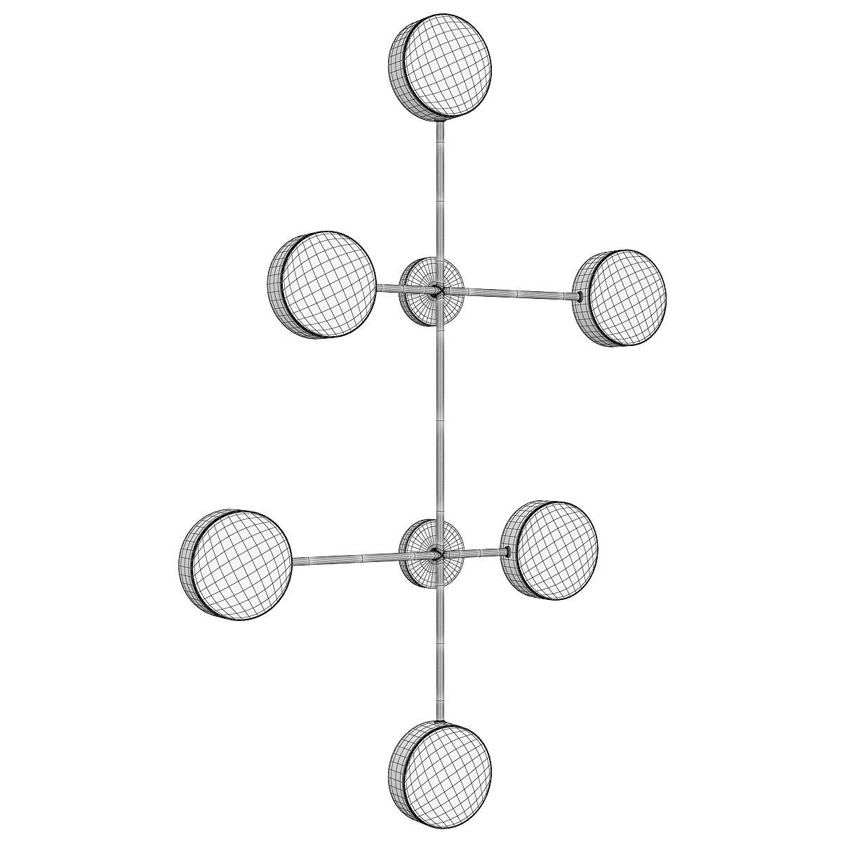 MINCHEN SCONCE Low-poly 3D model_2