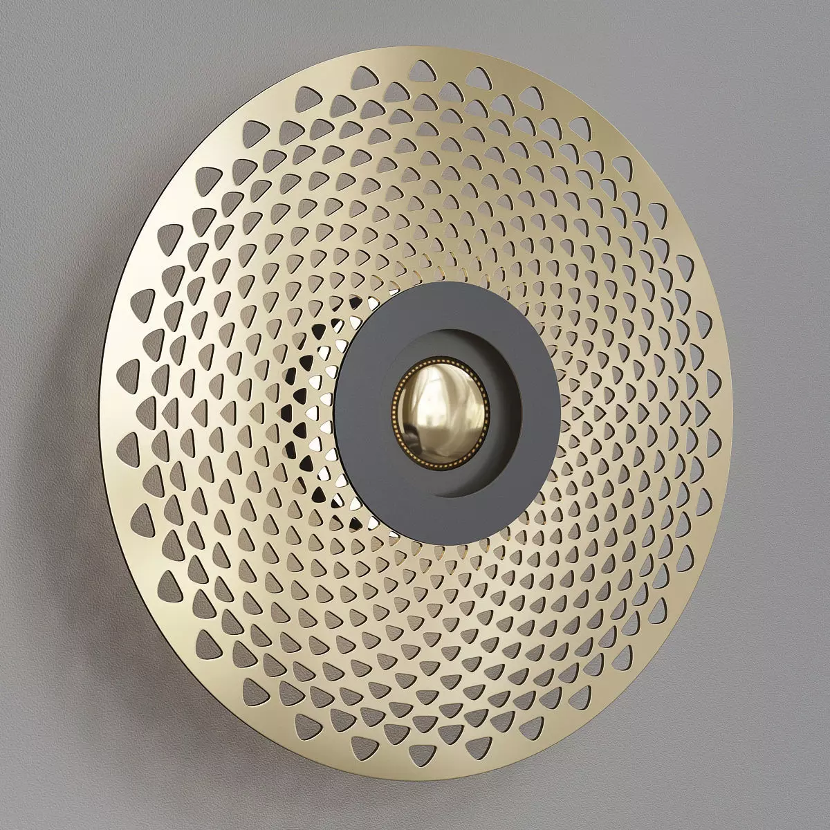 PLANCHET SCONCE Low-poly 3D model_0