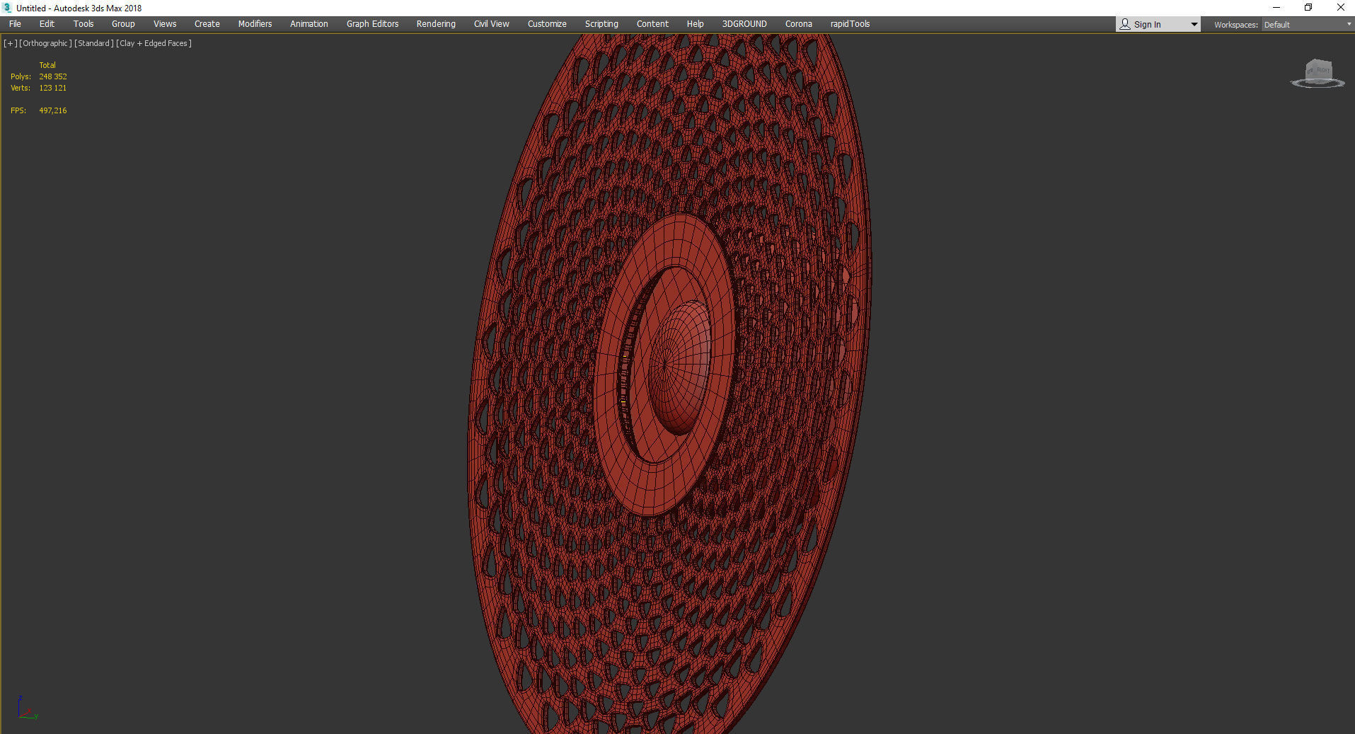 PLANCHET SCONCE Low-poly 3D model_4