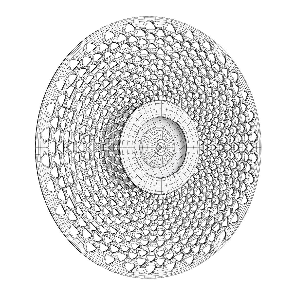 PLANCHET SCONCE Low-poly 3D model_2