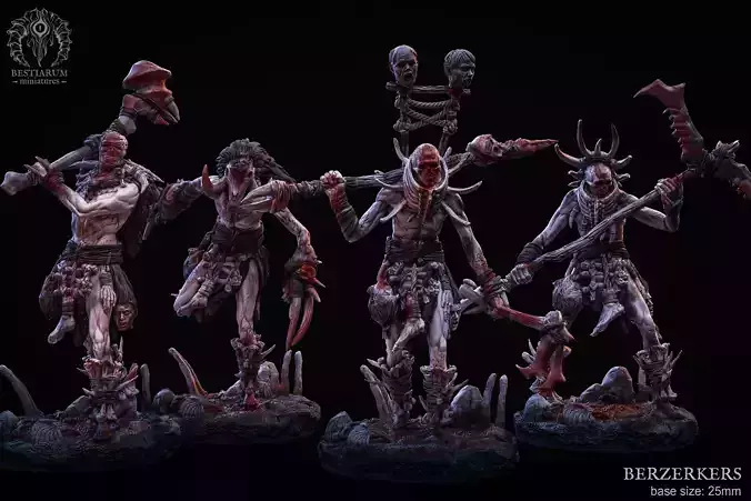 Berzerkers - 4 Poses