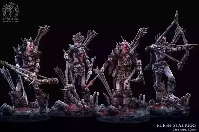 Flesh Stalkers - 4 Poses
