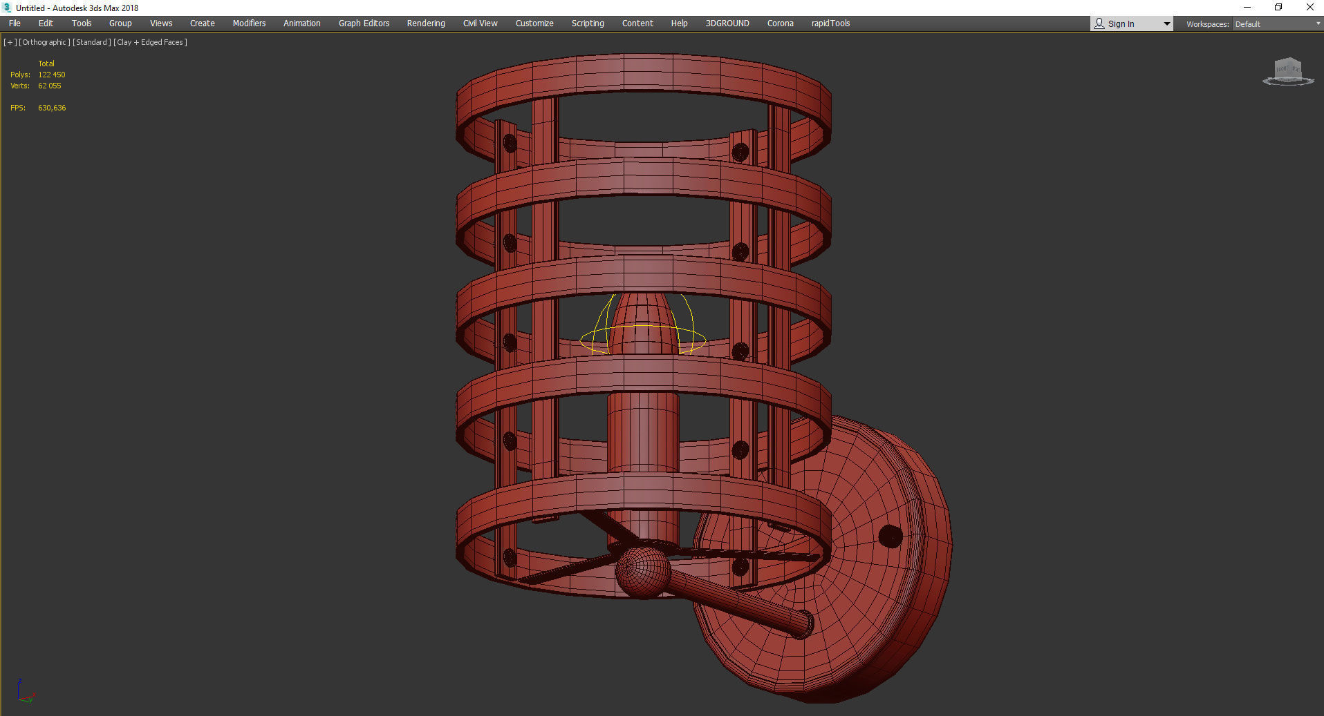Lightstar Epsilon Low-poly 3D model_3