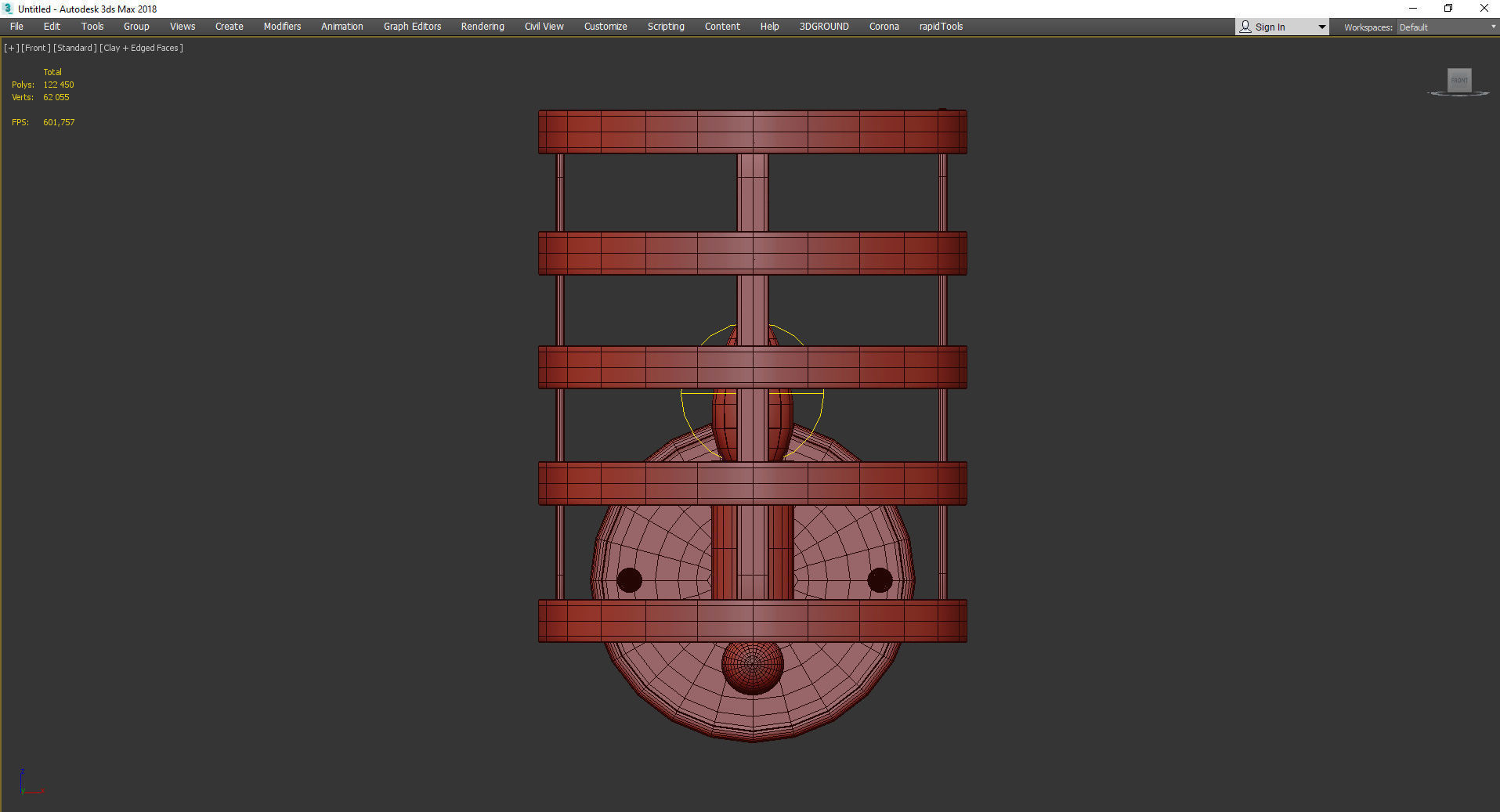 Lightstar Epsilon Low-poly 3D model_2