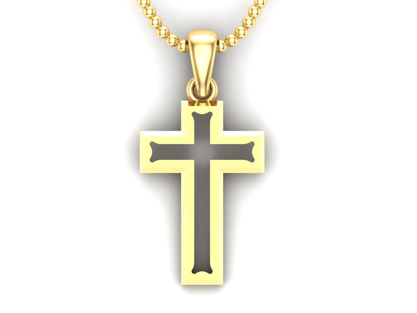 Cross Pendant Jesus Christ CP 25 3D model_3