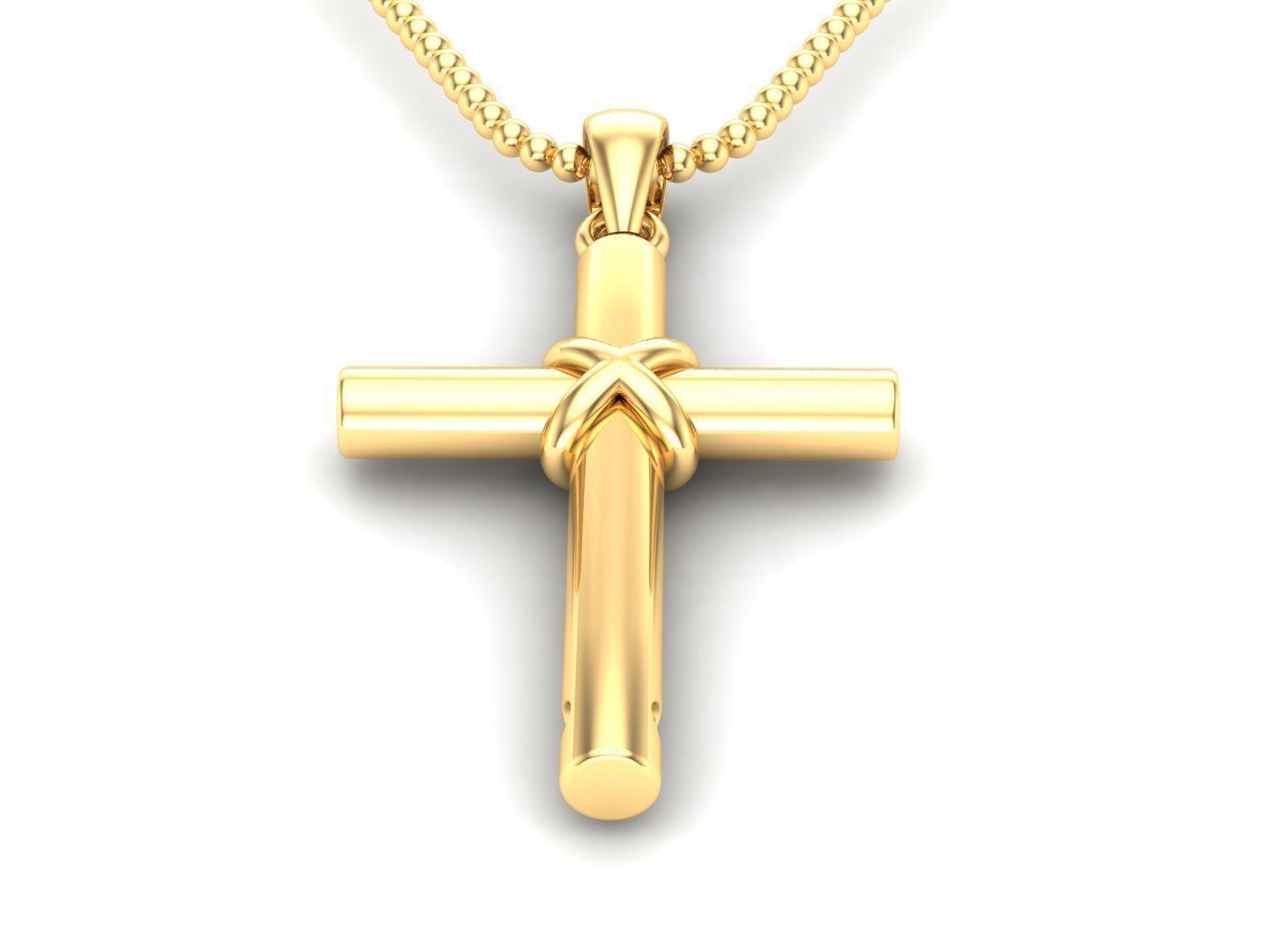 Cross Pendant Jesus Christ CP 23 3D model_1