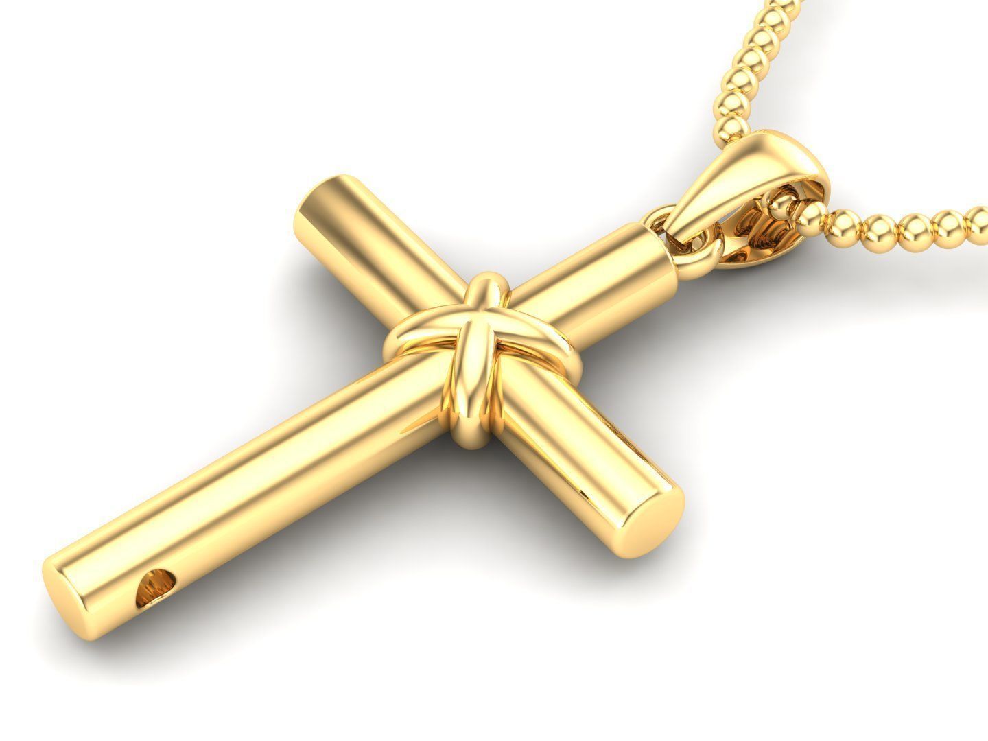 Cross Pendant Jesus Christ CP 23 3D model_2