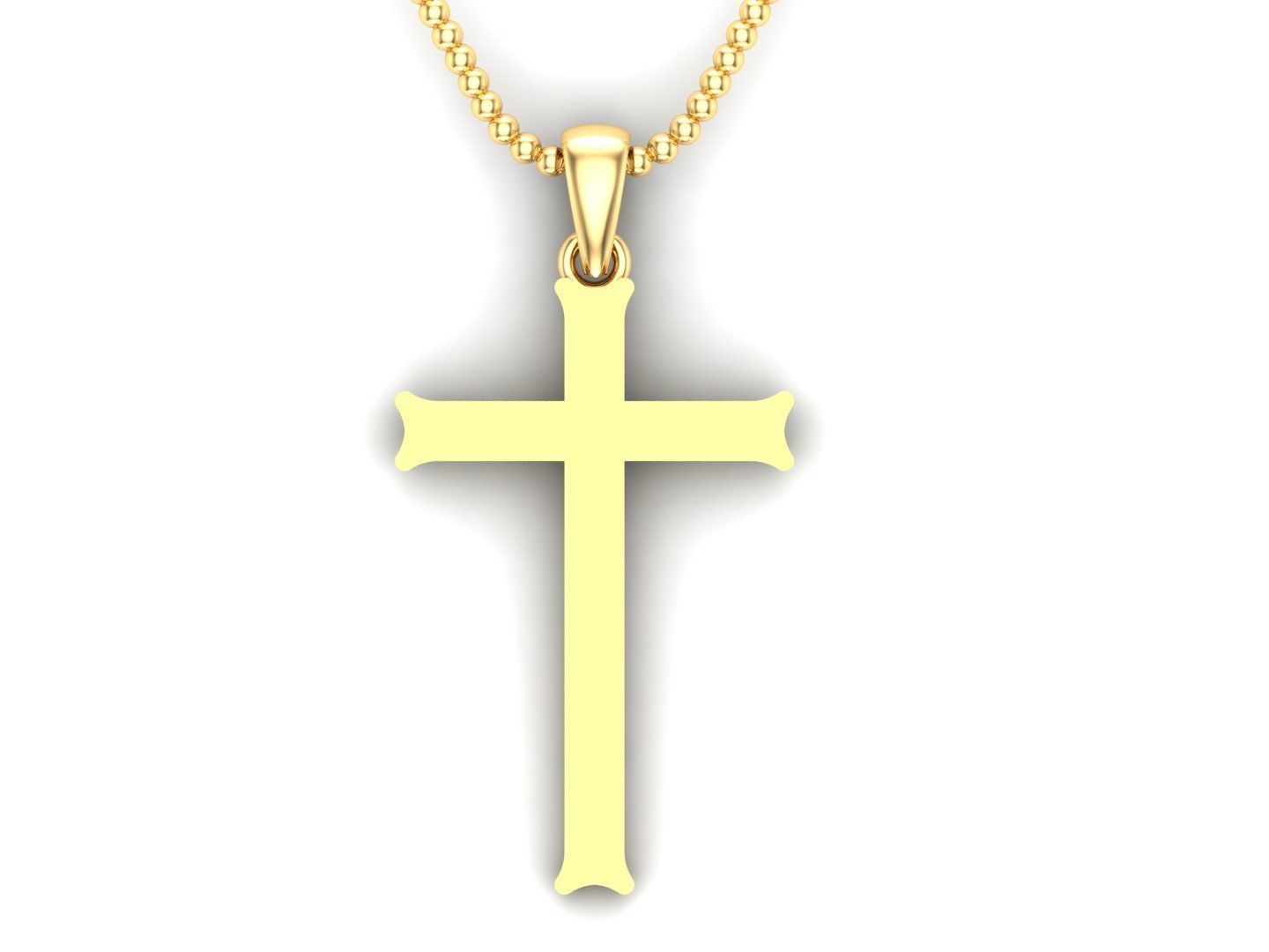 Cross Pendant Jesus Christ CP 22 3D model_3