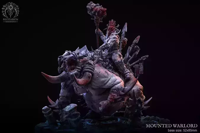 Mounted Warlord 3D print model