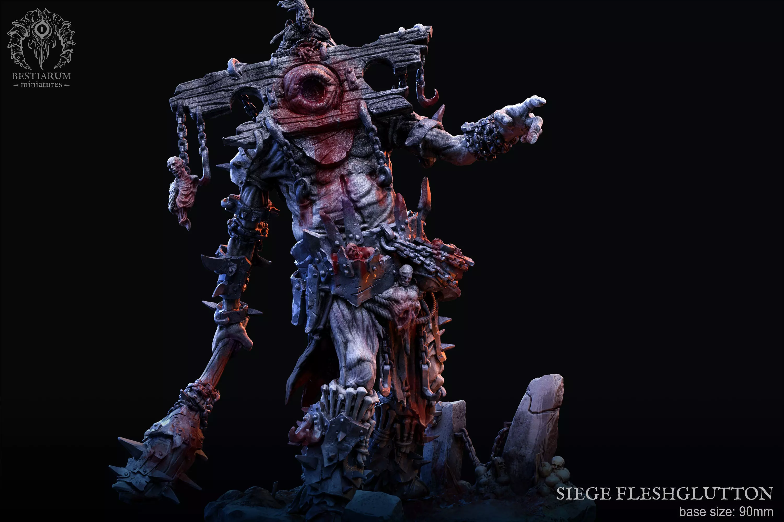 Siege Fleshglutton 3D print model_0