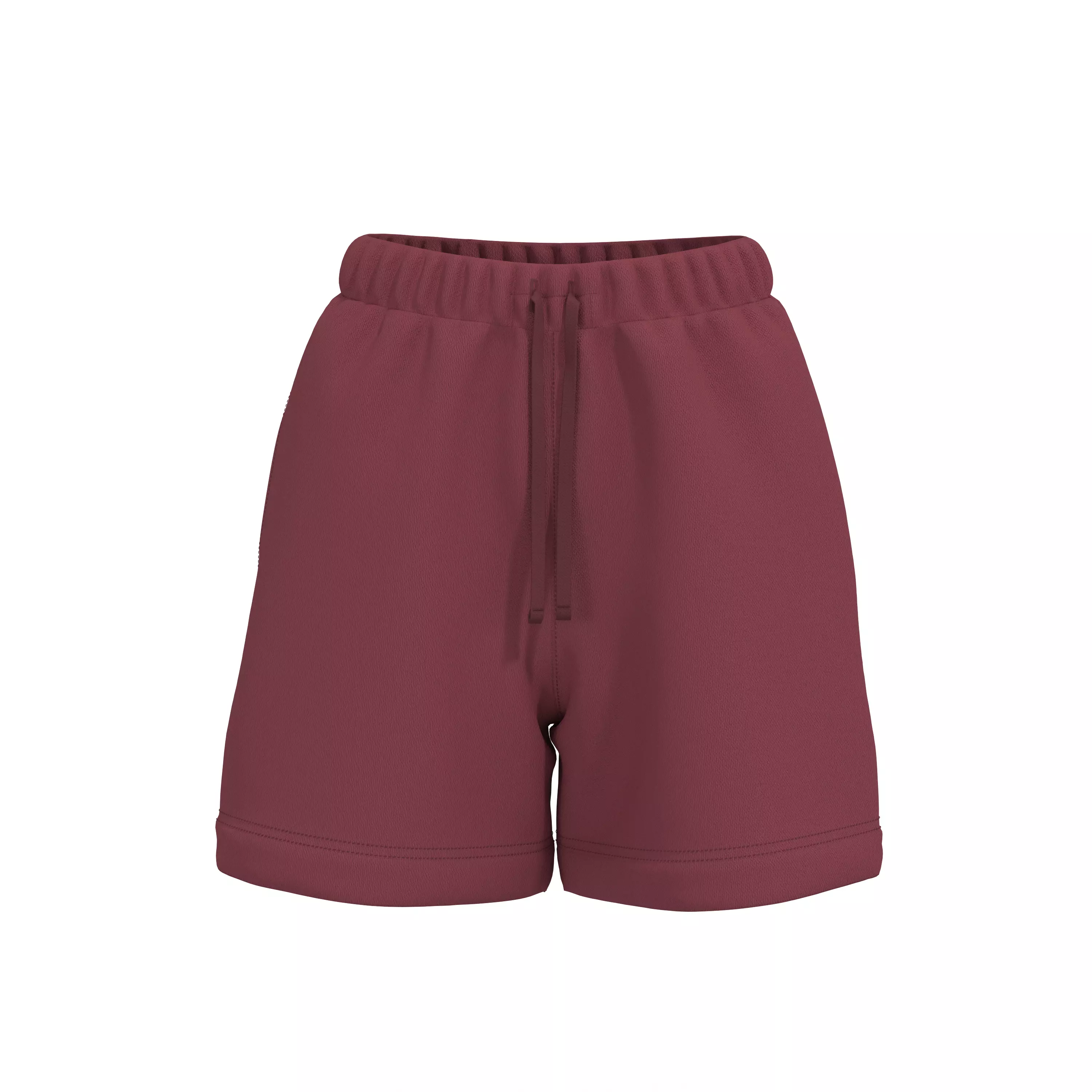 Fleece Shorts Woman 3D model