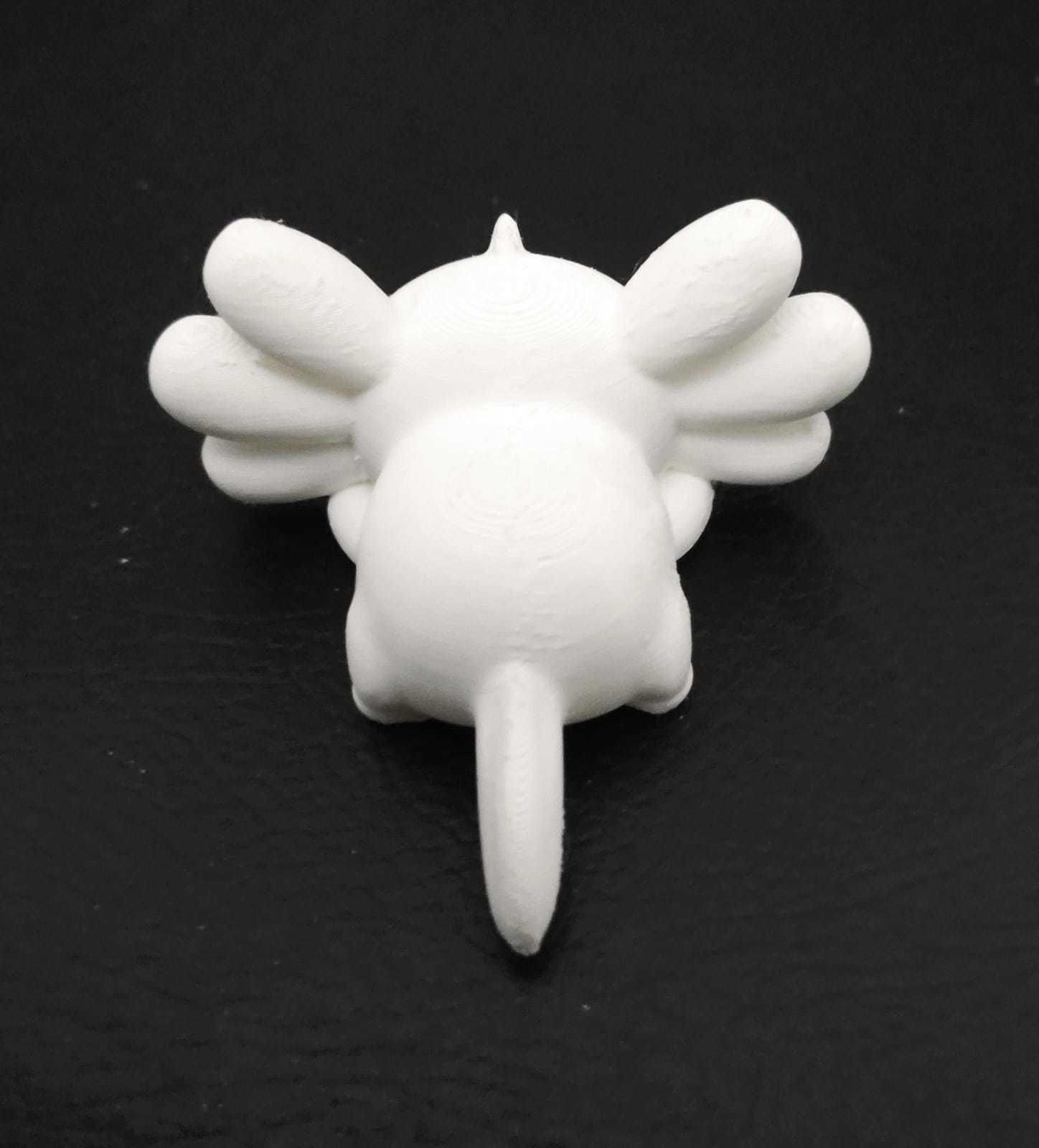 Axolotl Lying Down 3D print model_9