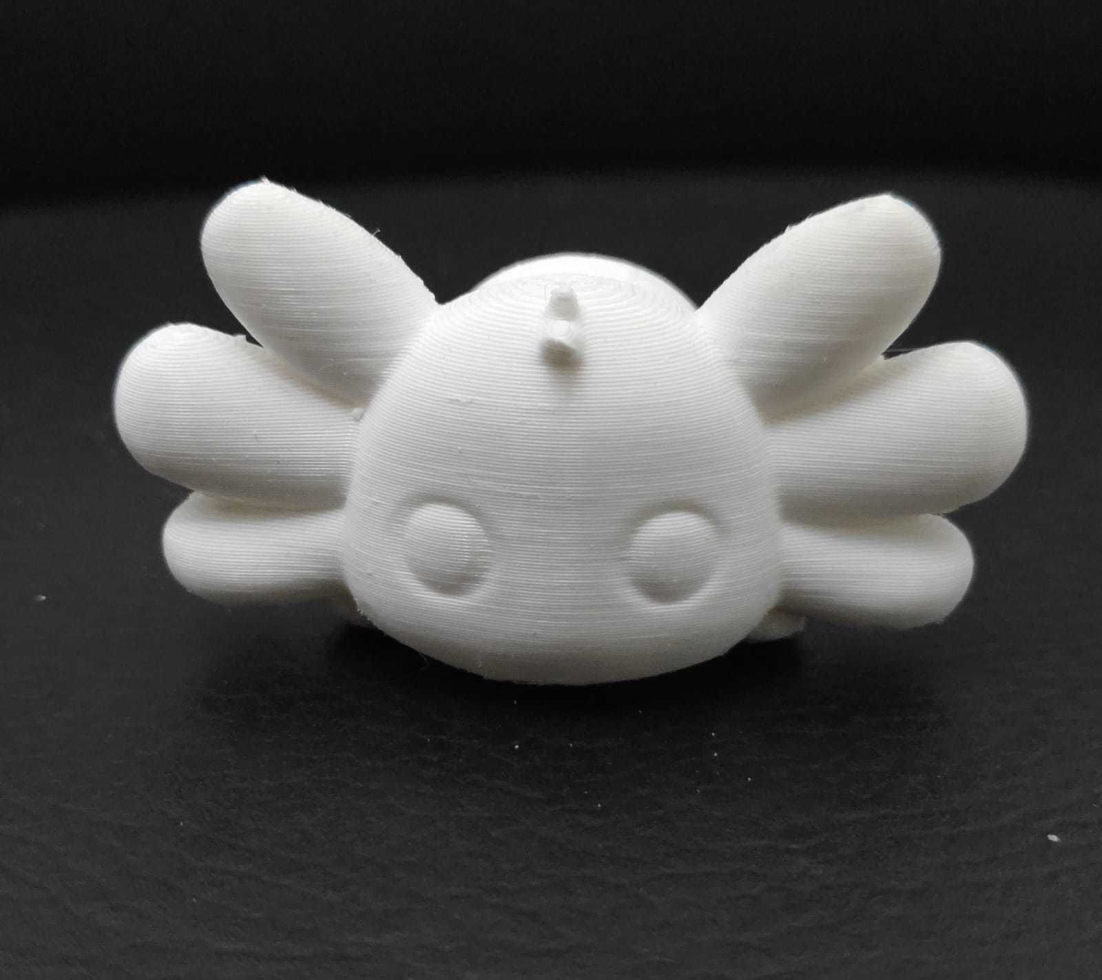 Axolotl Lying Down 3D print model_13