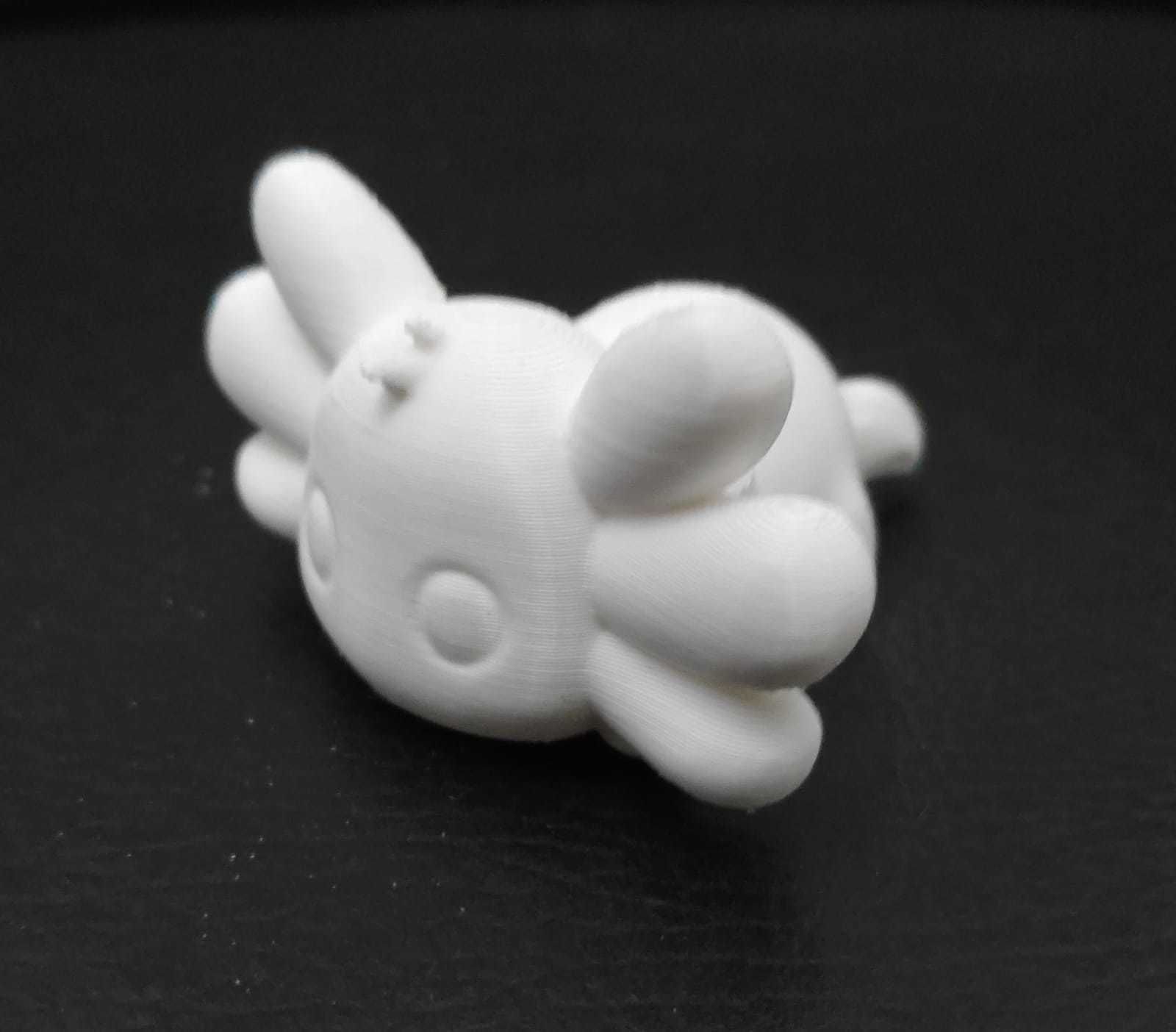 Axolotl Lying Down 3D print model_5