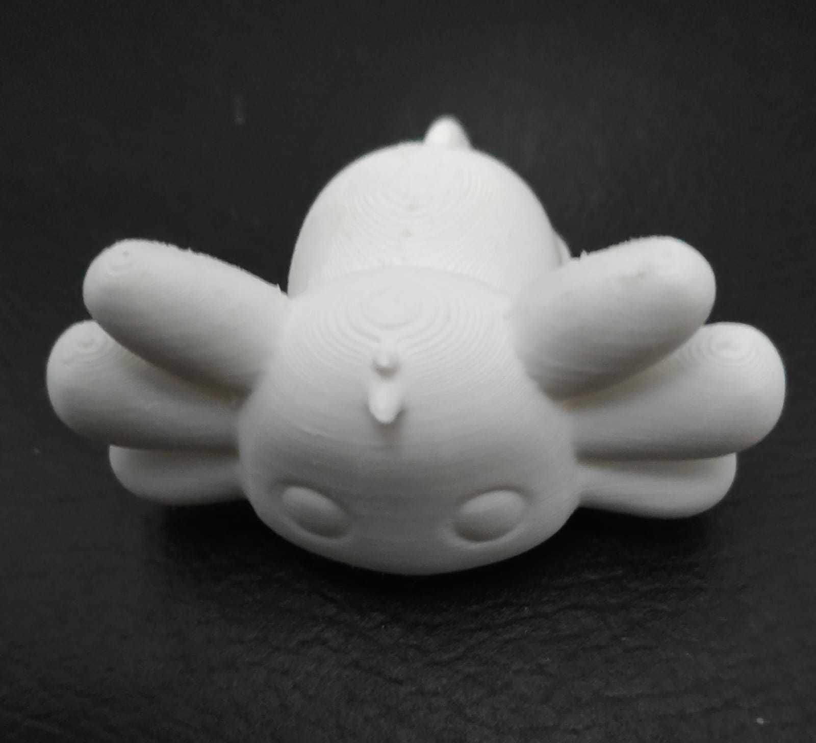 Axolotl Lying Down 3D print model_14
