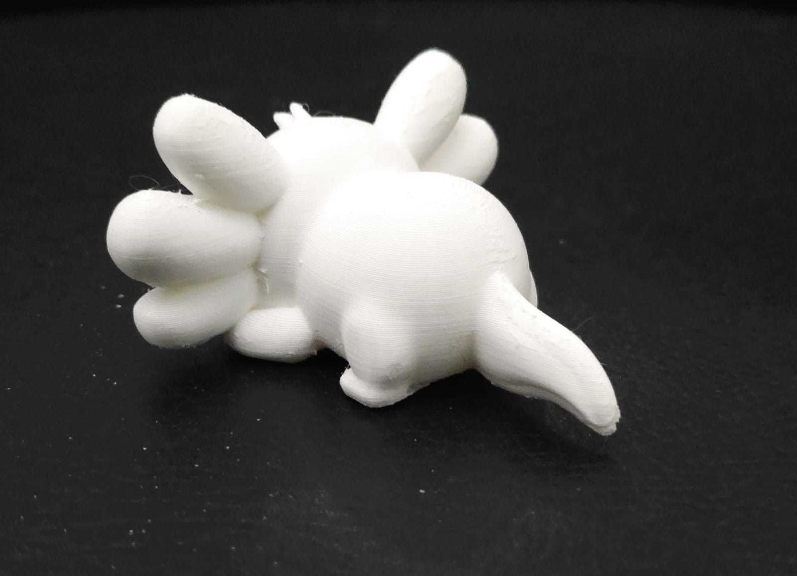 Axolotl Lying Down 3D print model_7