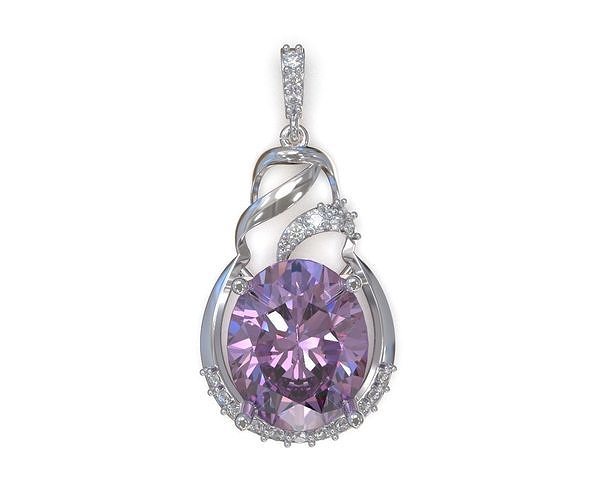 diamond Pendant 3D print model