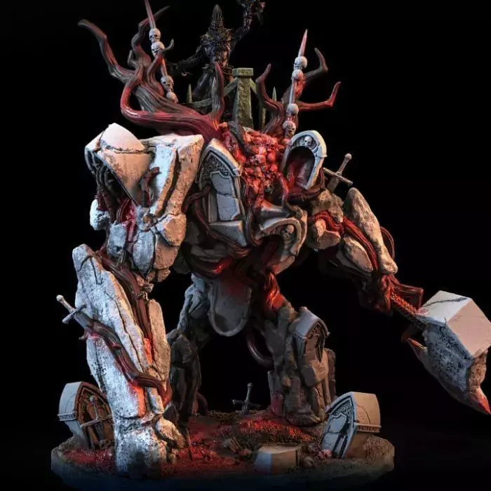 Golgotha 3D print model_0