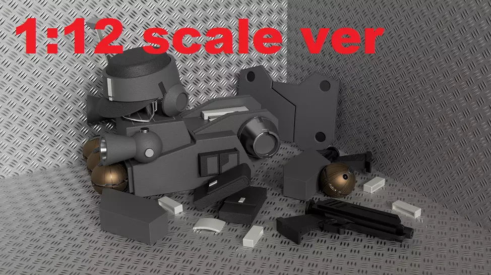 Clone Wars Captain Rex Onderon Rebel armor kit for 1 12 figures 3D print model_0