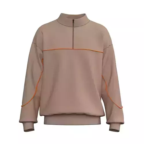 Half Zip Sweatshirt