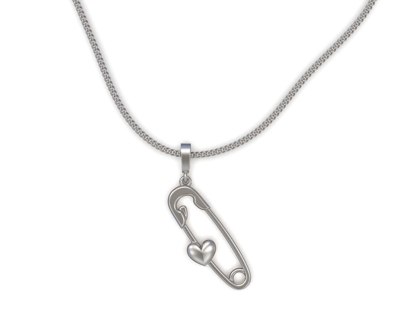 love Pendant 3D print model_1