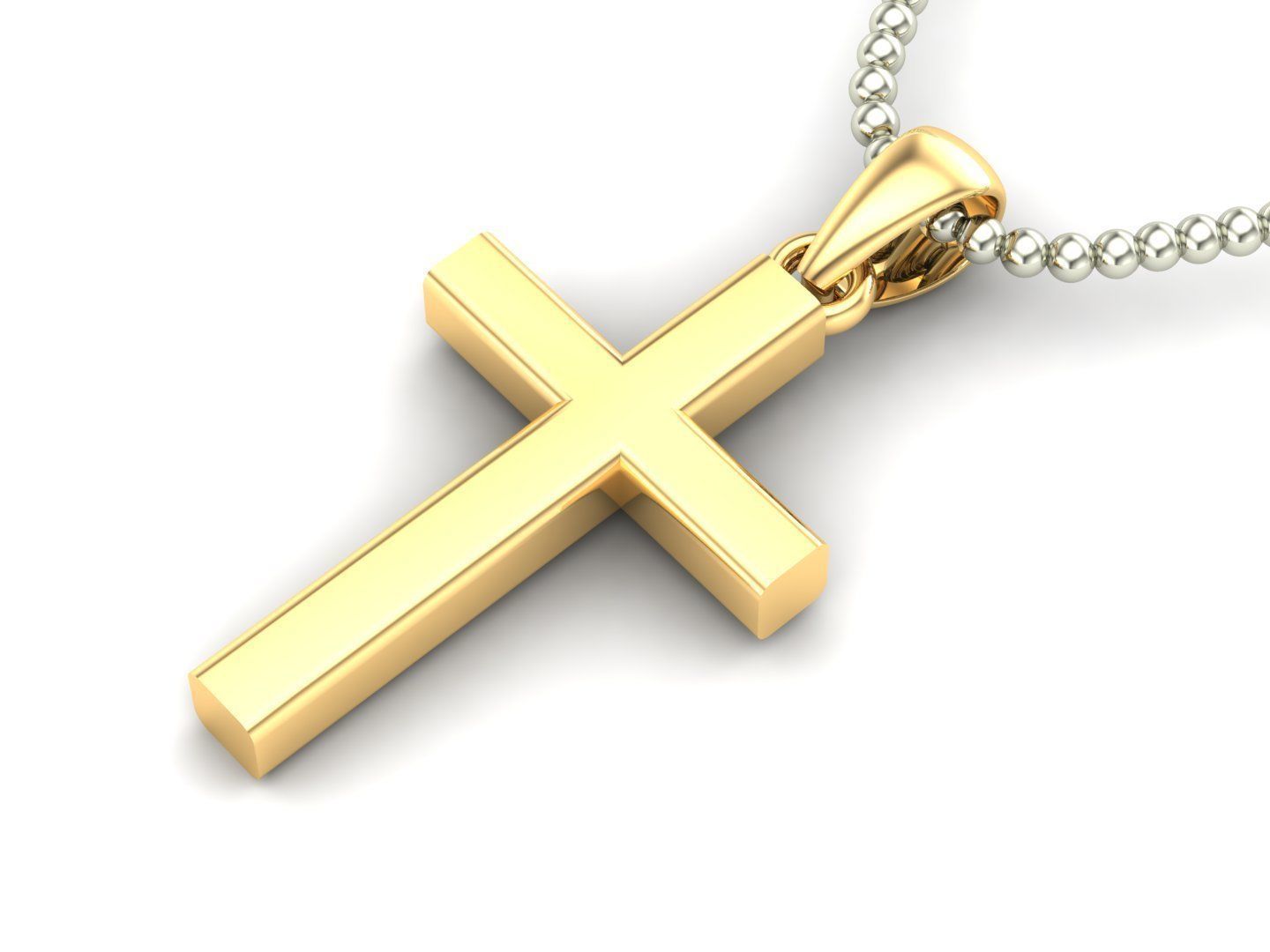 Cross Pendant Jesus Christ CP 28 3D model_2