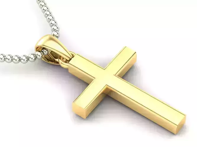 Cross Pendant Jesus Christ CP 28 3D model