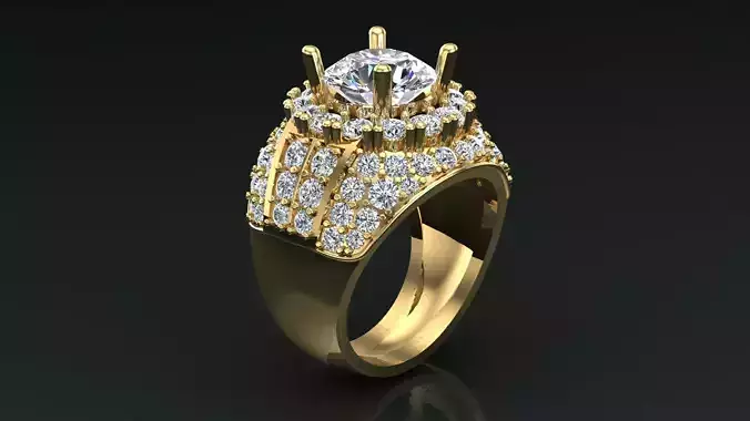 Ring Men D24 3D print model