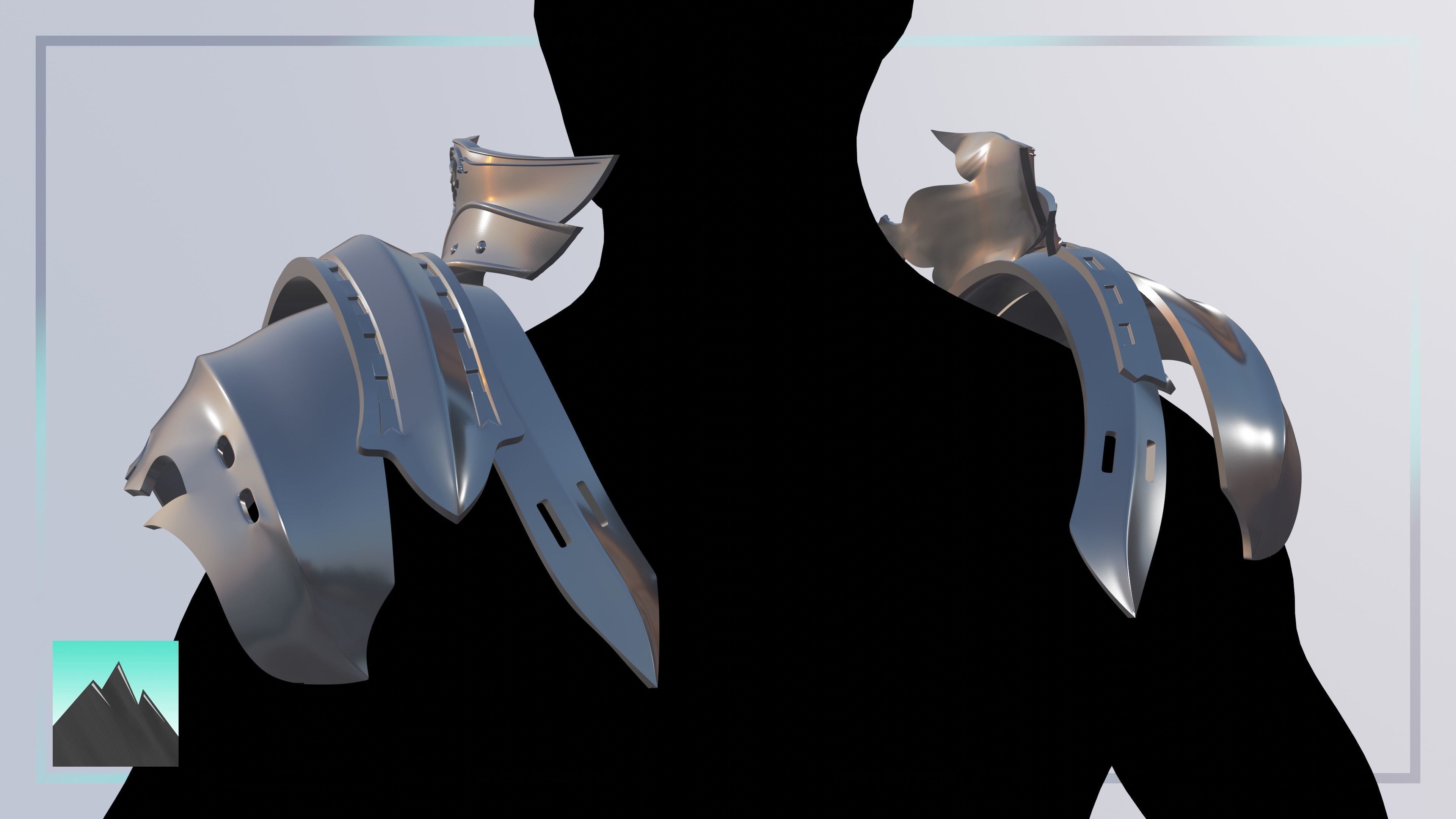 Final Fantasy XVI - Dion Lesag Pauldrons 3D print model_4