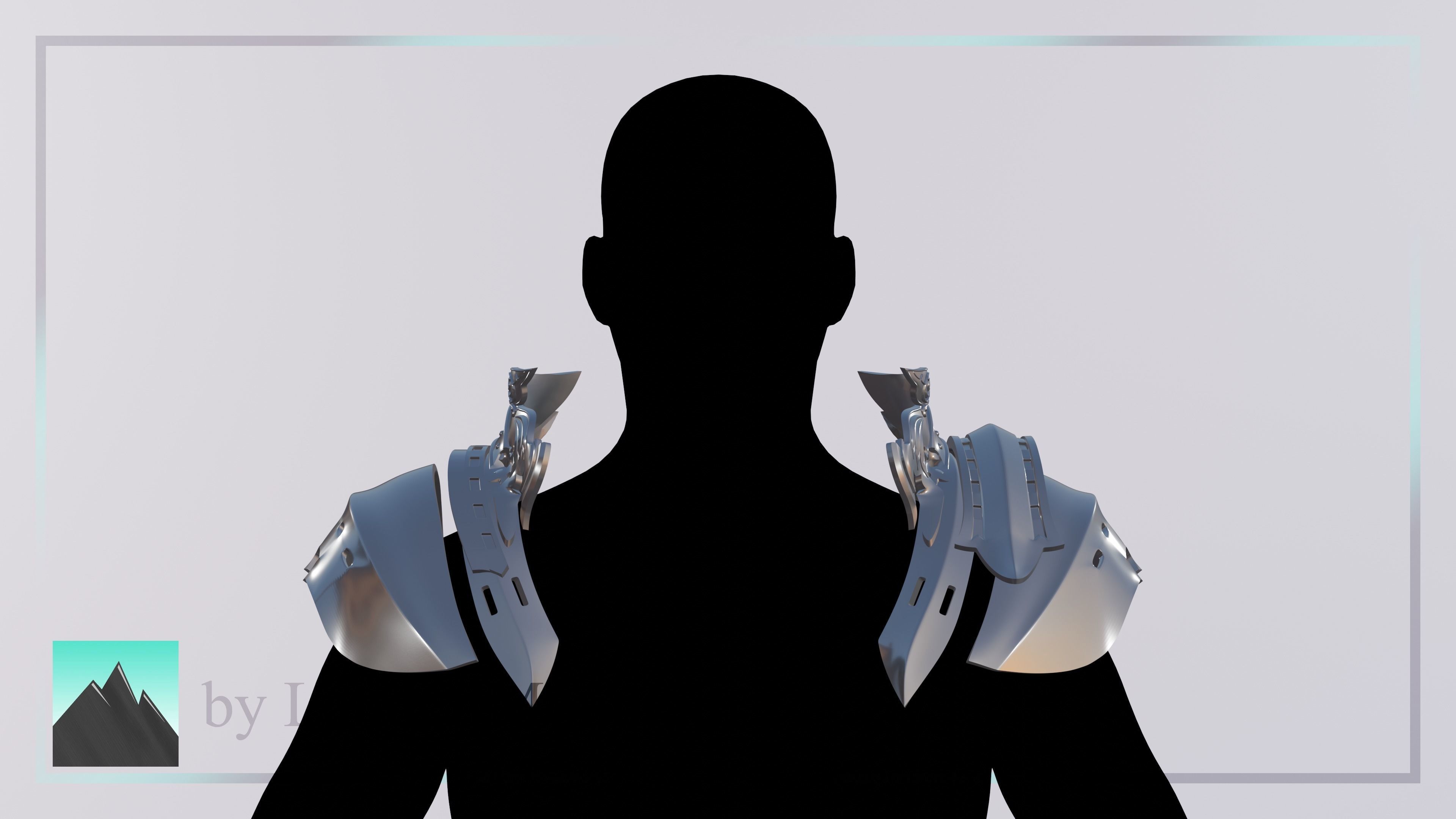 Final Fantasy XVI - Dion Lesag Pauldrons 3D print model_1