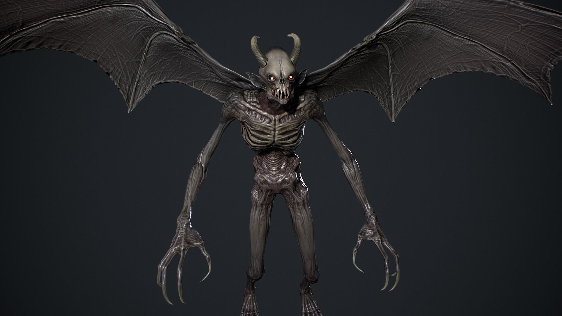Night Demon 2 Low-poly 3D model_18