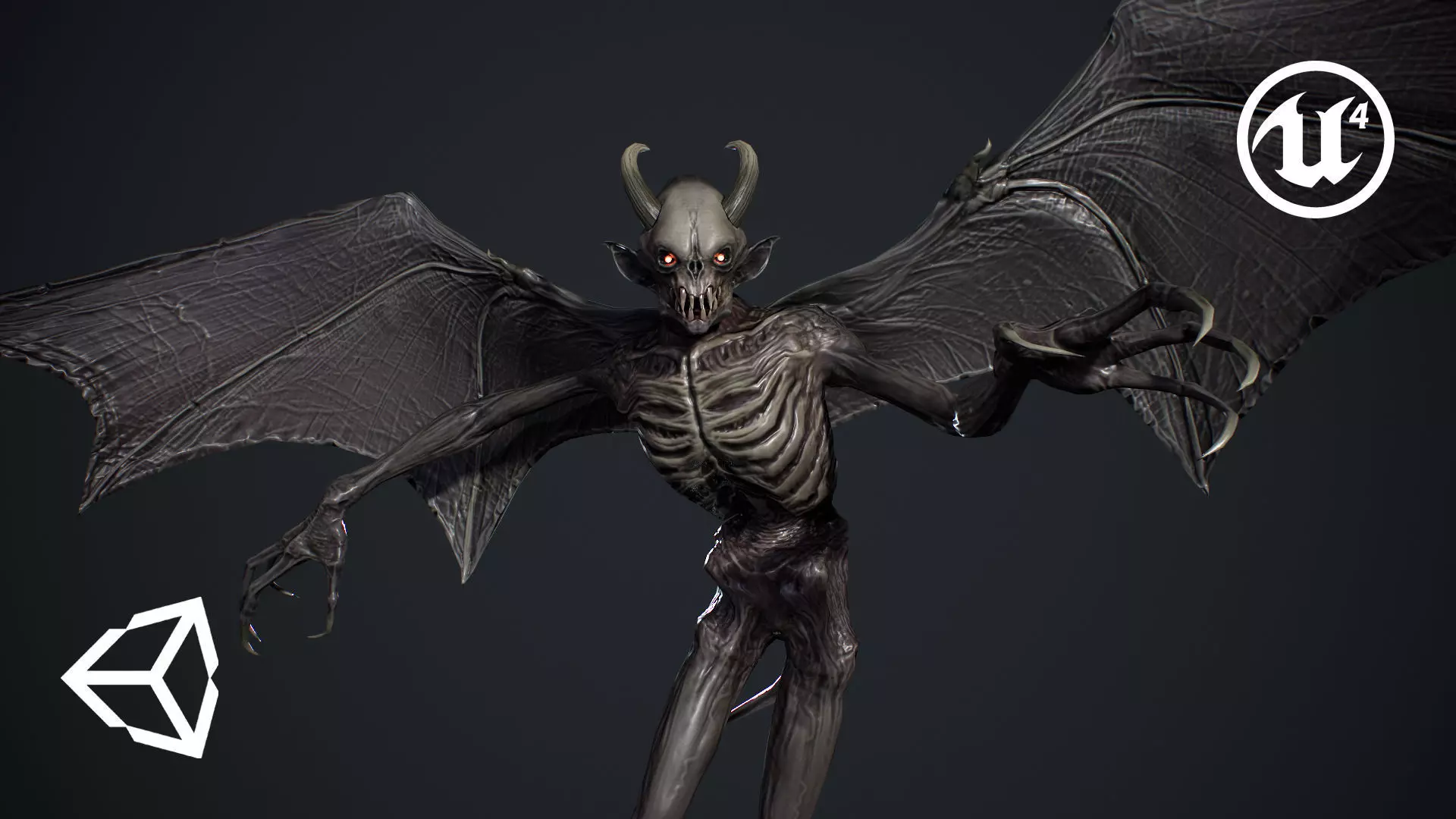 Night Demon 2 Low-poly 3D model_0