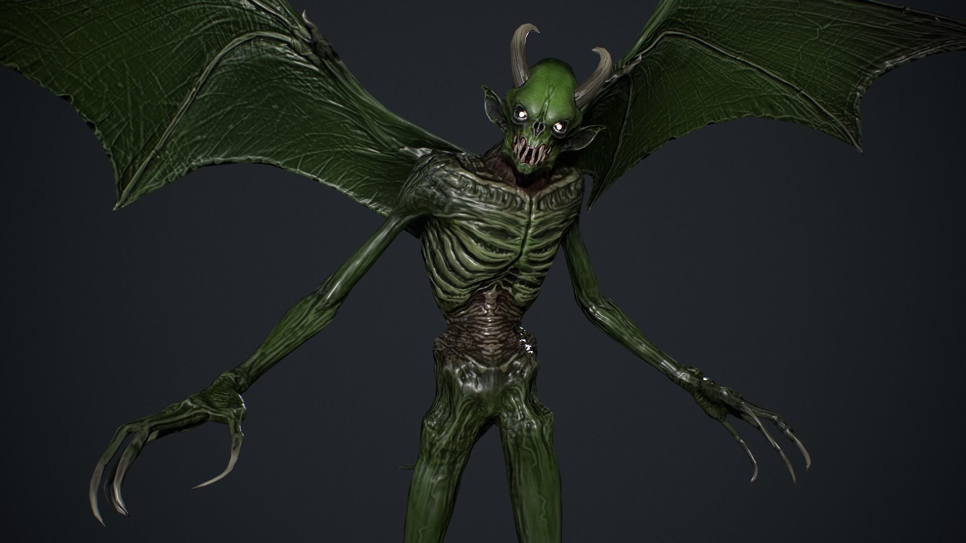 Night Demon 2 Low-poly 3D model_15