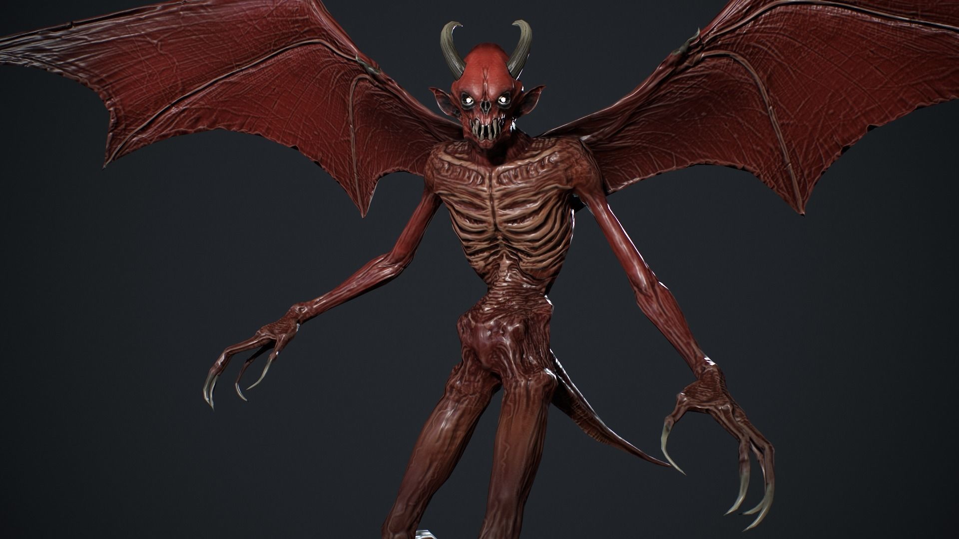 Night Demon 2 Low-poly 3D model_13