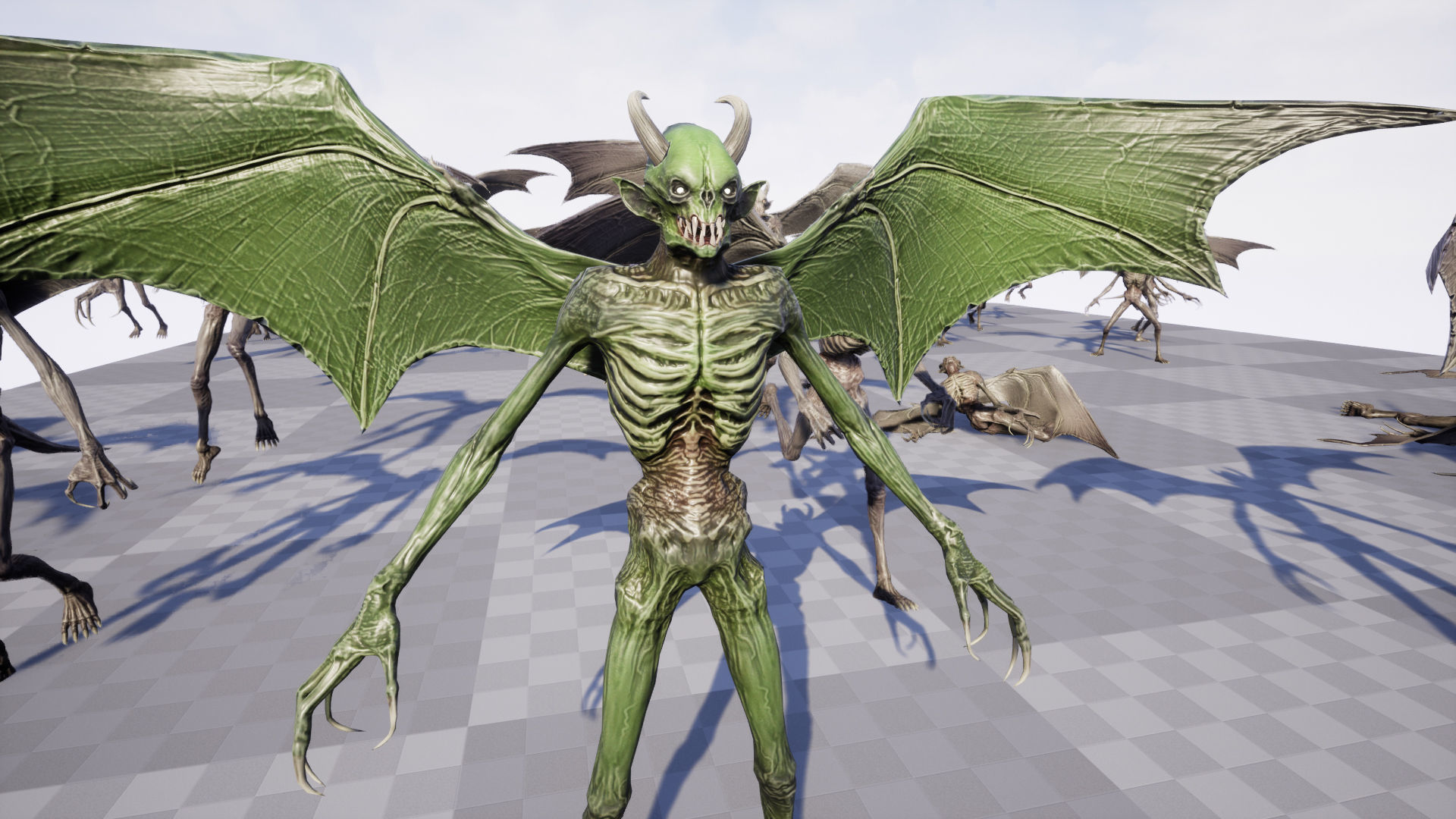 Night Demon 2 Low-poly 3D model_23