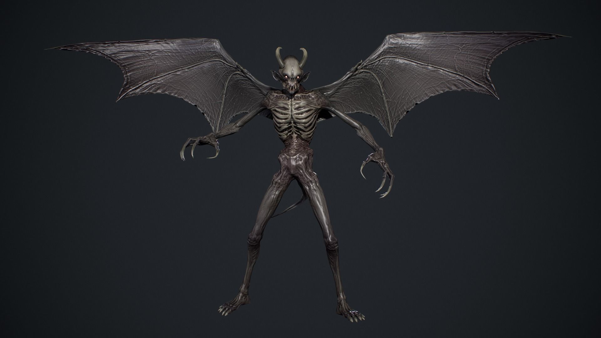 Night Demon 2 Low-poly 3D model_17