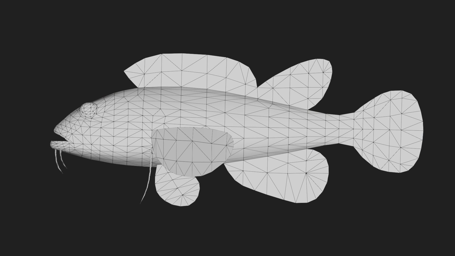 Scorpionfish Low-poly 3D model_1