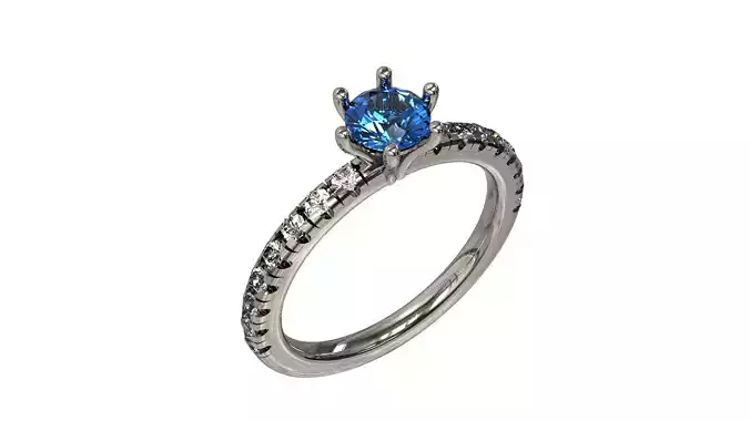 Brilliant luxury Engagement Gold  Diamond ring printable