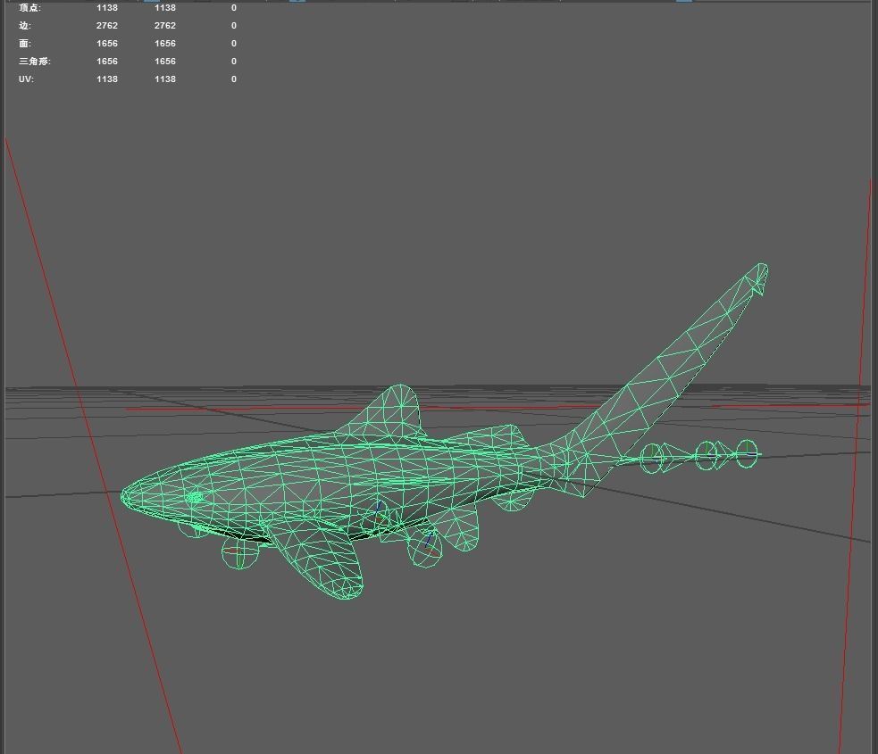 Shark Low-poly 3D model_2