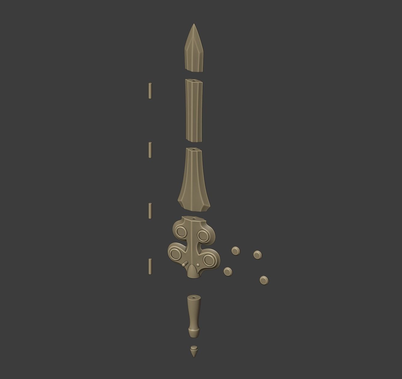Flynn Scifo Sword - Tales of Vesperia - 3D files - STL 3D print model_1