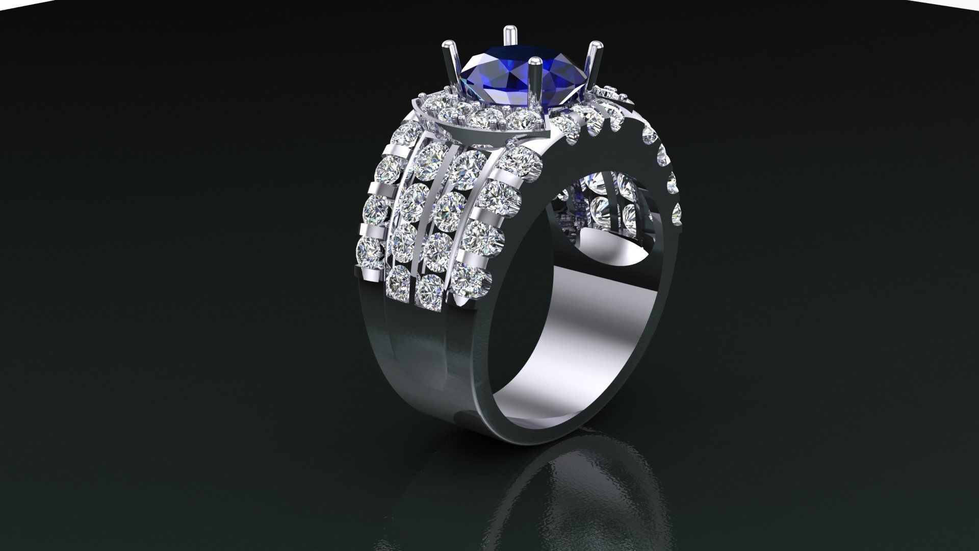 Ring Men D25 3D print model_7