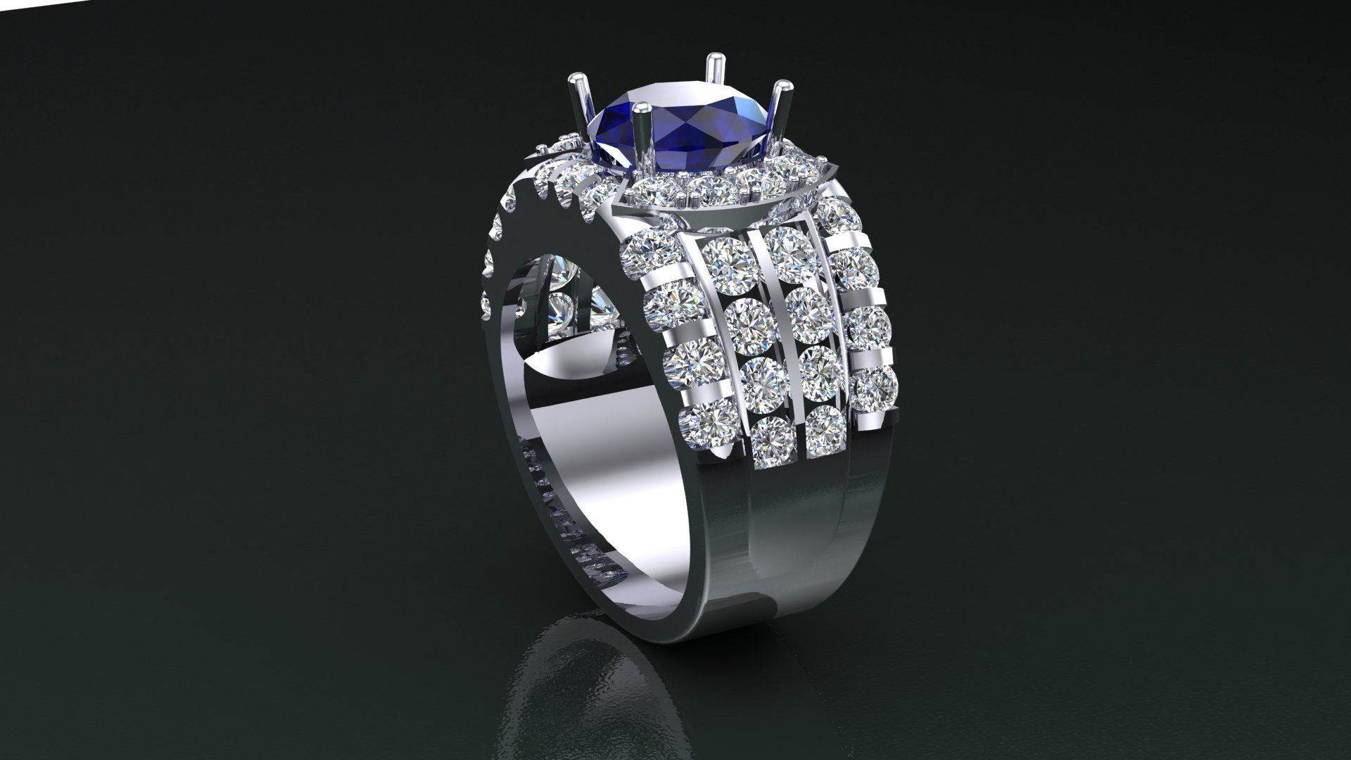 Ring Men D25 3D print model_6