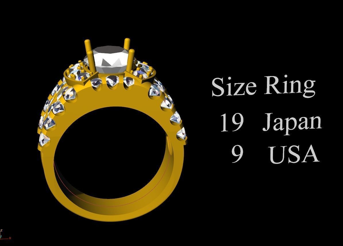 Ring Men D25 3D print model_1