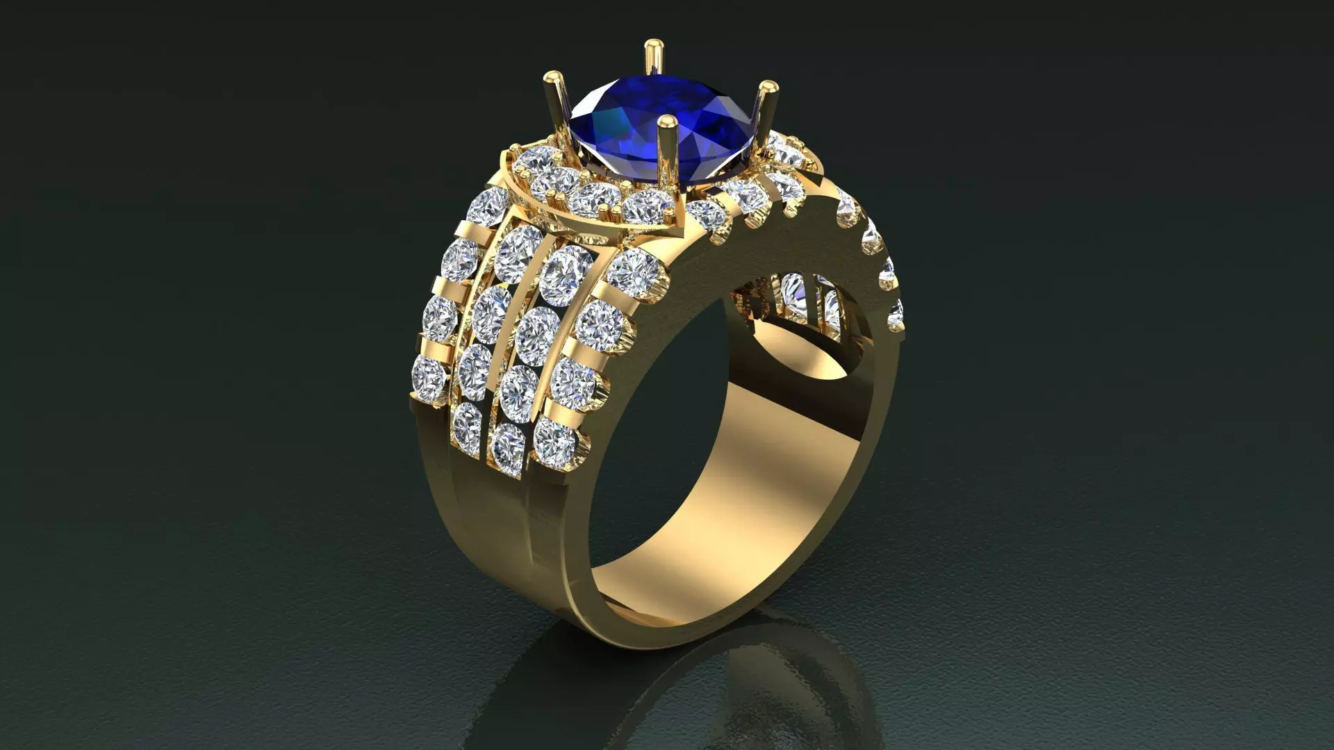 Ring Men D25 3D print model_0