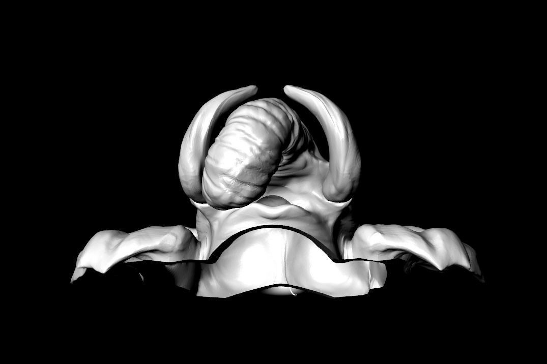 Elephant Head pendant 3D print model 3D print model_8