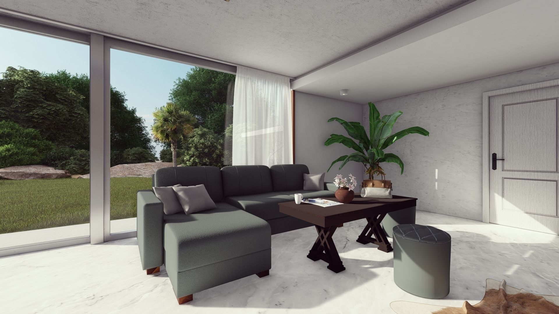Living Room 3D model_1
