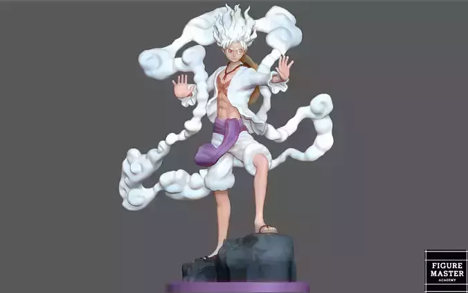 LUFFY GEAR 5 ONE PIECE ANIME 3D MODEL 3D print model